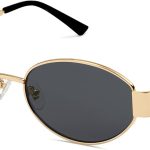 Retro Oval Sunglasses for Women Trendy Sun Glasses Classic Shades SJ1217